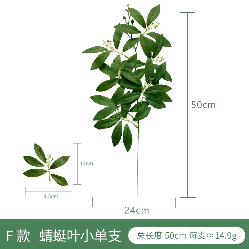 Realistic Artificial Eucalyptus Arrangement – Lush Greenery for Home Decor, Weddings & Floral Accents