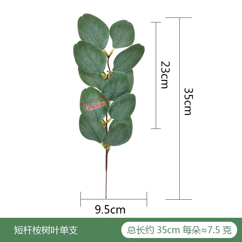 Realistic Artificial Eucalyptus Arrangement – Lush Greenery for Home Decor, Weddings & Floral Accents