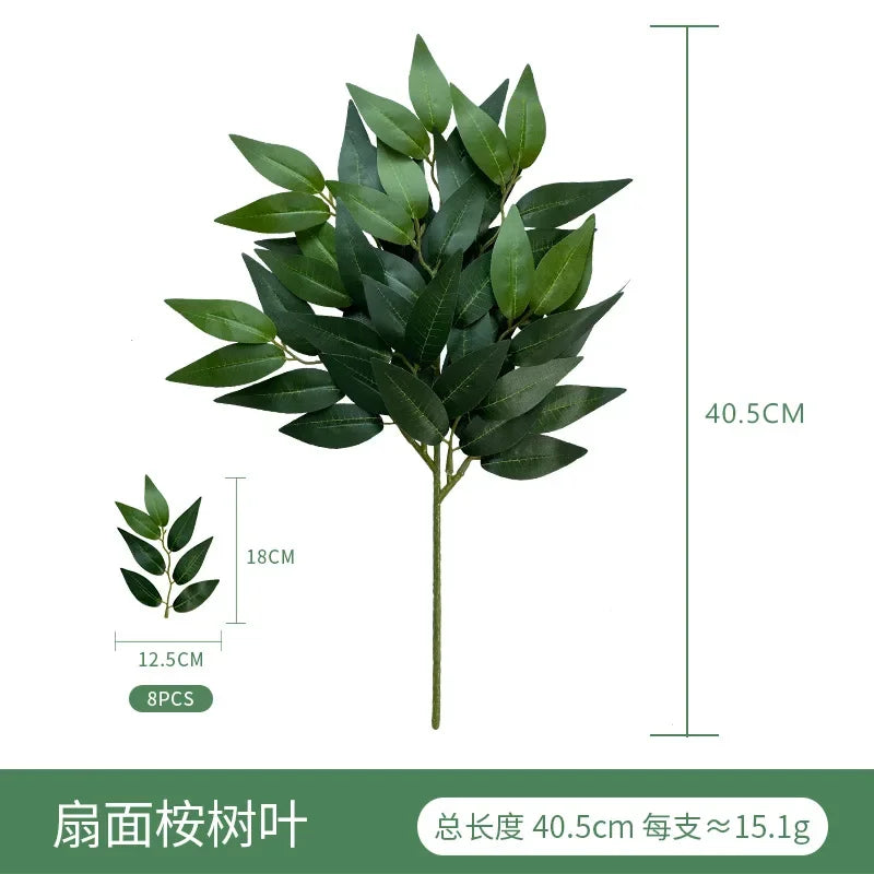 Realistic Artificial Eucalyptus Arrangement – Lush Greenery for Home Decor, Weddings & Floral Accents