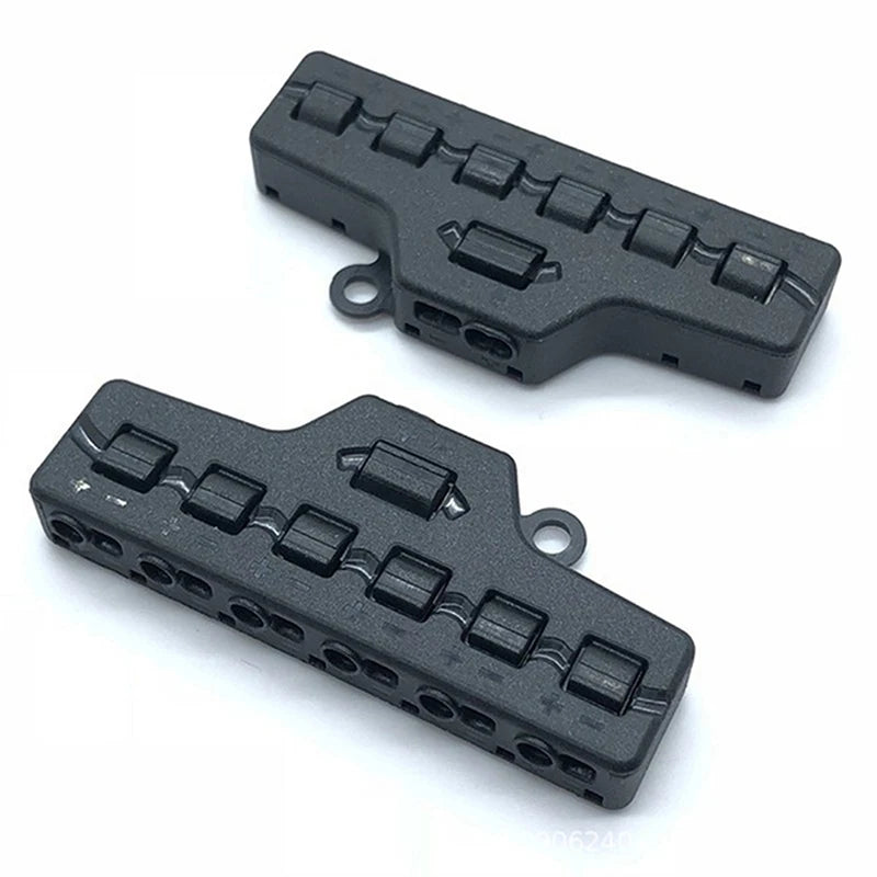 1pc Model Train Lighting Distribution Hub – 3/6-Port Power Splitter for SMD LED Miniature DC Lighting Systems
