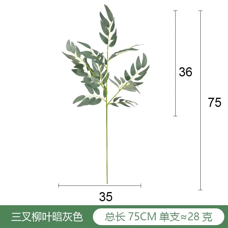 Realistic Artificial Eucalyptus Arrangement – Lush Greenery for Home Decor, Weddings & Floral Accents