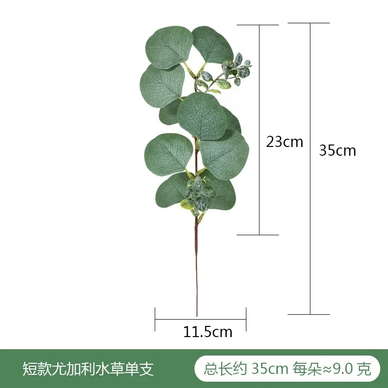 Realistic Artificial Eucalyptus Arrangement – Lush Greenery for Home Decor, Weddings & Floral Accents