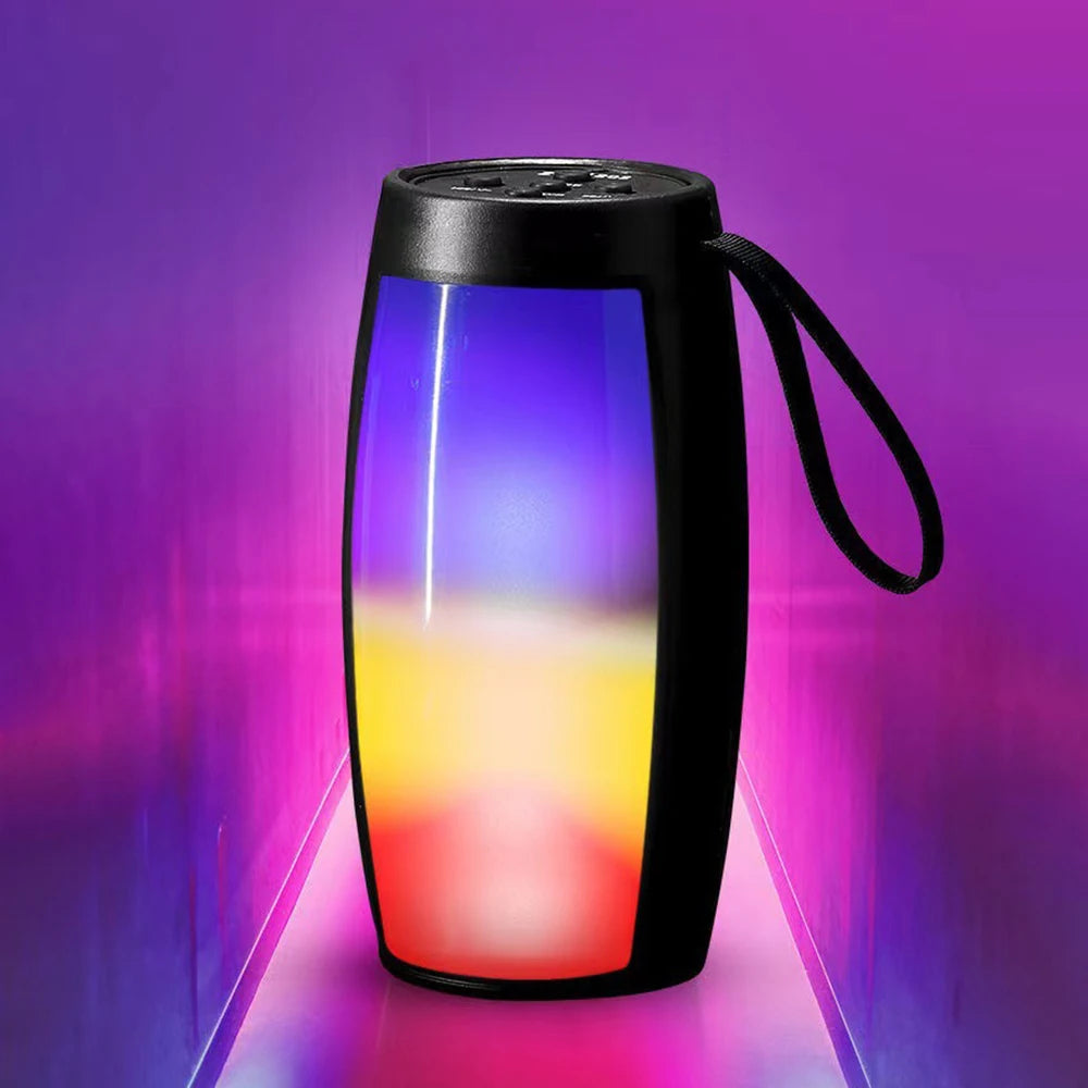 S12 Portable Bluetooth Speaker with Powerful Bass, LED Lights, Subwoofer & MP3 Player – Ideal for Car, Home, and Outdoor Use