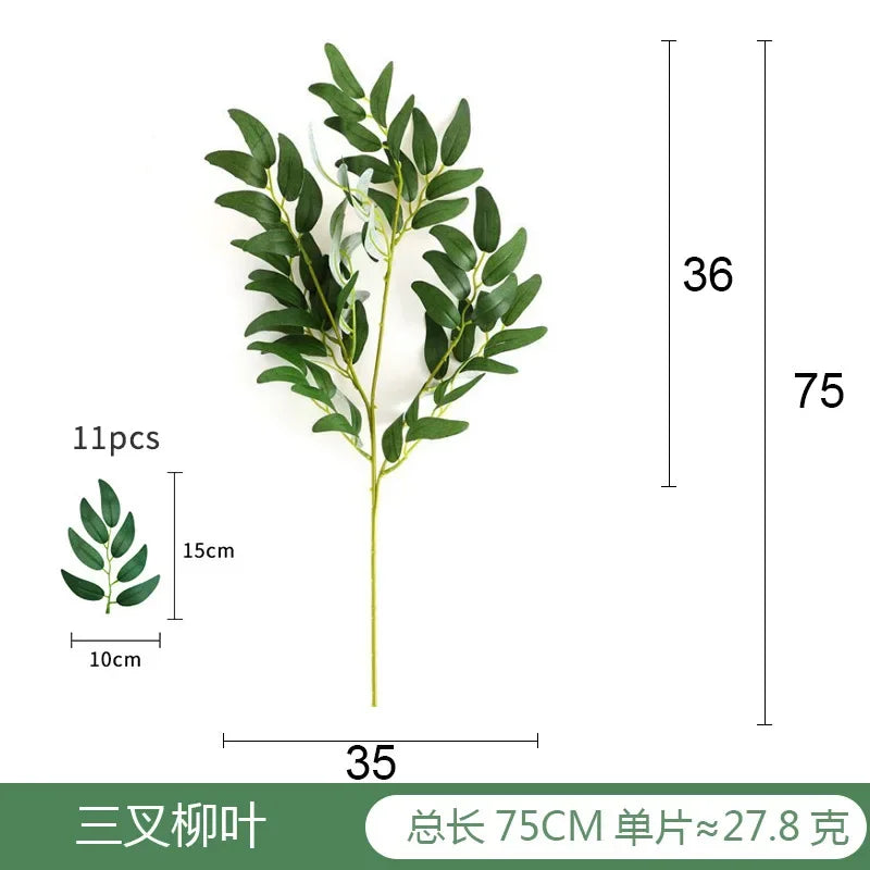 Realistic Artificial Eucalyptus Arrangement – Lush Greenery for Home Decor, Weddings & Floral Accents