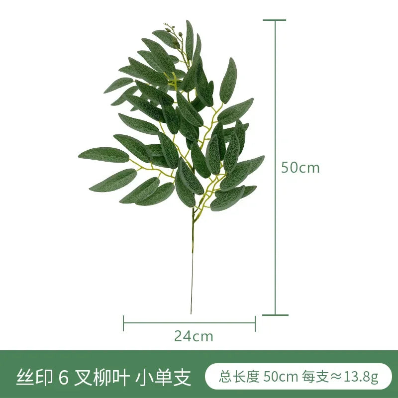 Realistic Artificial Eucalyptus Arrangement – Lush Greenery for Home Decor, Weddings & Floral Accents