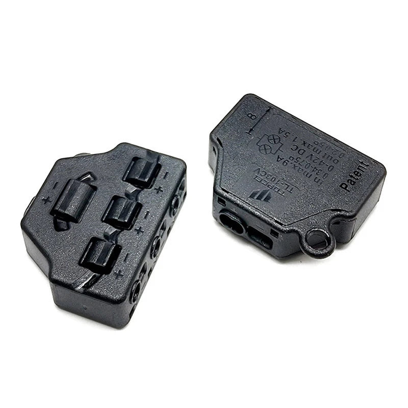 1pc Model Train Lighting Distribution Hub – 3/6-Port Power Splitter for SMD LED Miniature DC Lighting Systems