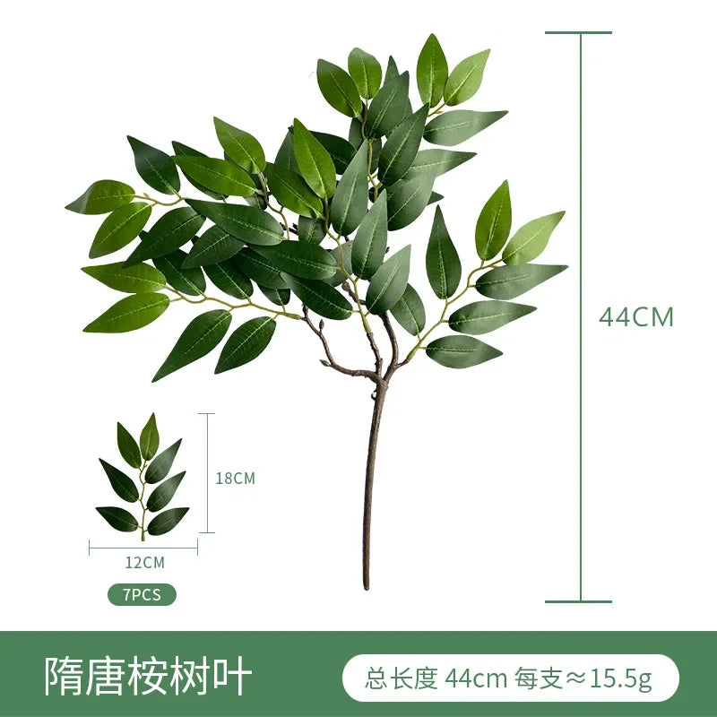 Realistic Artificial Eucalyptus Arrangement – Lush Greenery for Home Decor, Weddings & Floral Accents