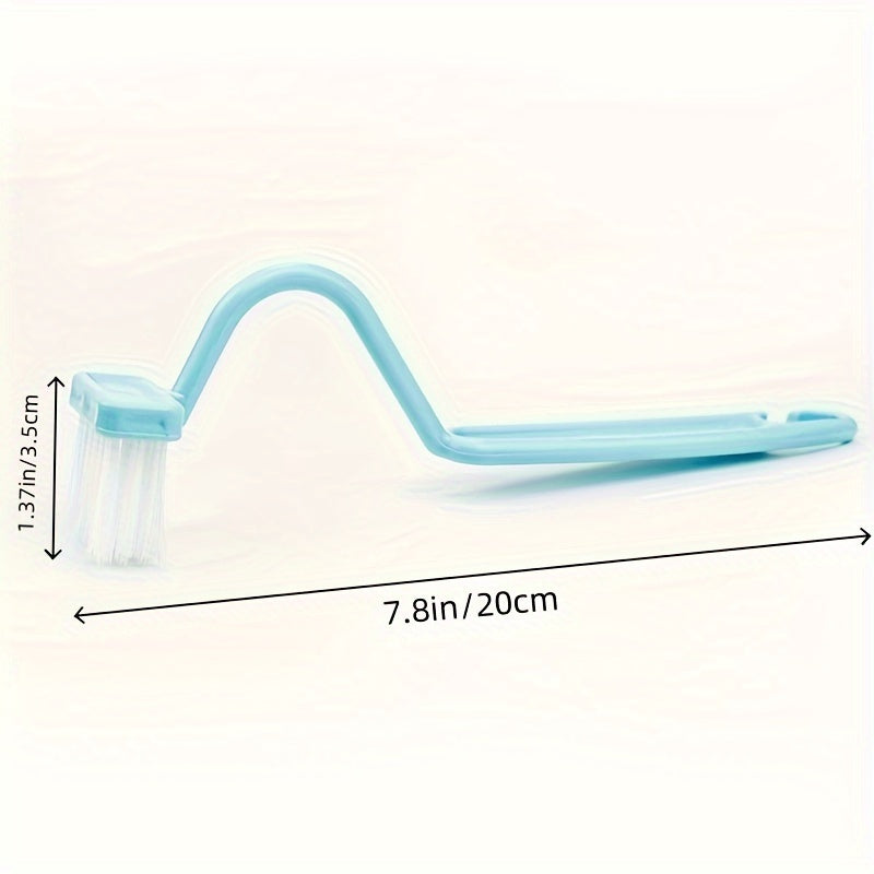 V Shaped Toilet Brush with Holder Flexible Bathroom Cleaning Tool