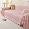 Anti Slip Cotton Sofa Cover Modern Four Season Washable Design