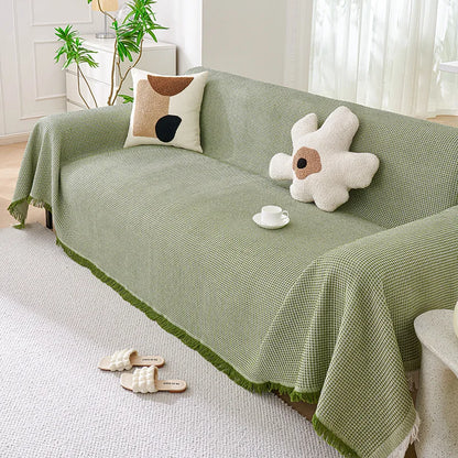 Anti Slip Cotton Sofa Cover Modern Four Season Washable Design