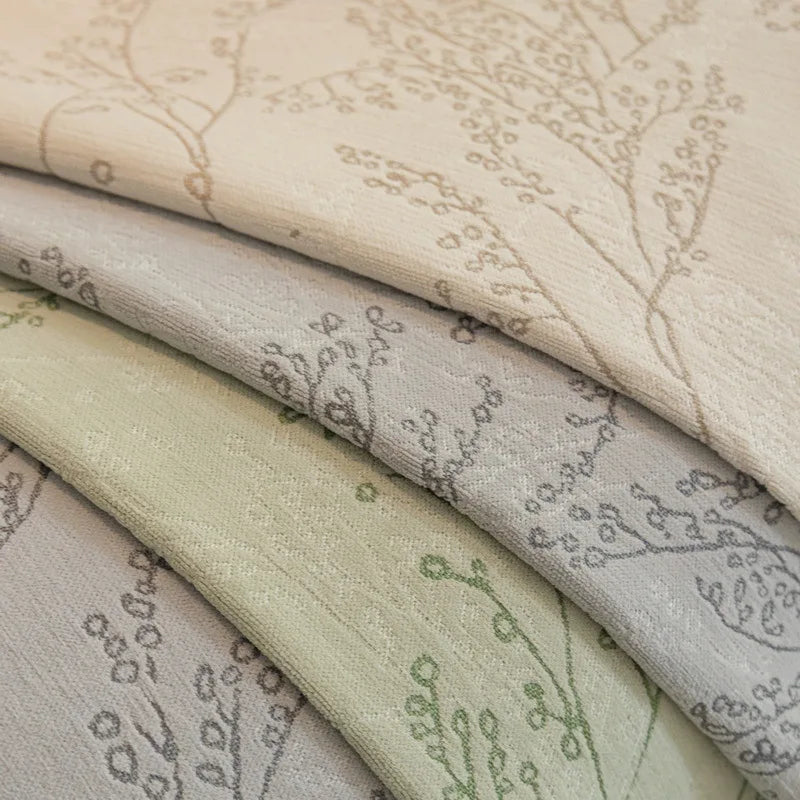Nordic Chenille Sofa Cover. Floral Jacquard Anti Slip Design