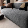 Bohemian Solid Color Geometric Pattern Elastic Sofa Slipcover Customizable Factory Wholesale Pet-Friendly Protector for Living
