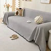 Anti Slip Cotton Sofa Cover Modern Four Season Washable Design