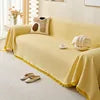 Anti Slip Cotton Sofa Cover Modern Four Season Washable Design