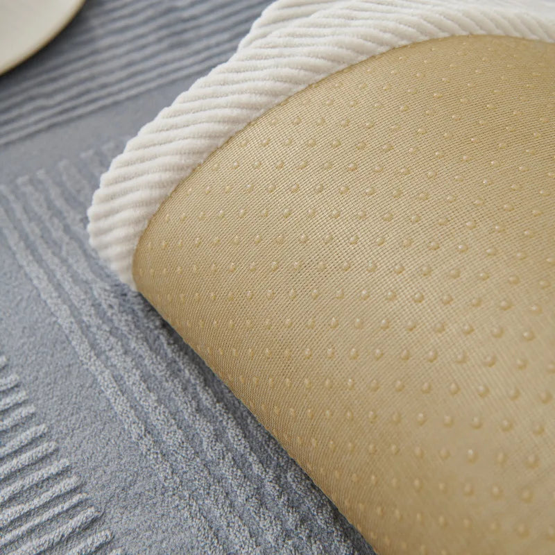 Plush Embroidered Sofa Cover. Soft Thick Anti Slip Winter Comfort