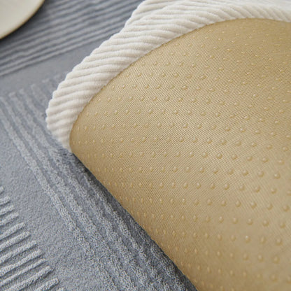 Plush Embroidered Sofa Cover. Soft Thick Anti Slip Winter Comfort