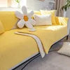 All Season Brushed Sofa Cover. Soft Striped Anti Slip Design
