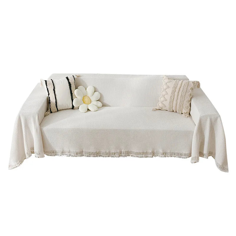 Anti Slip Cotton Sofa Cover Modern Four Season Washable Design