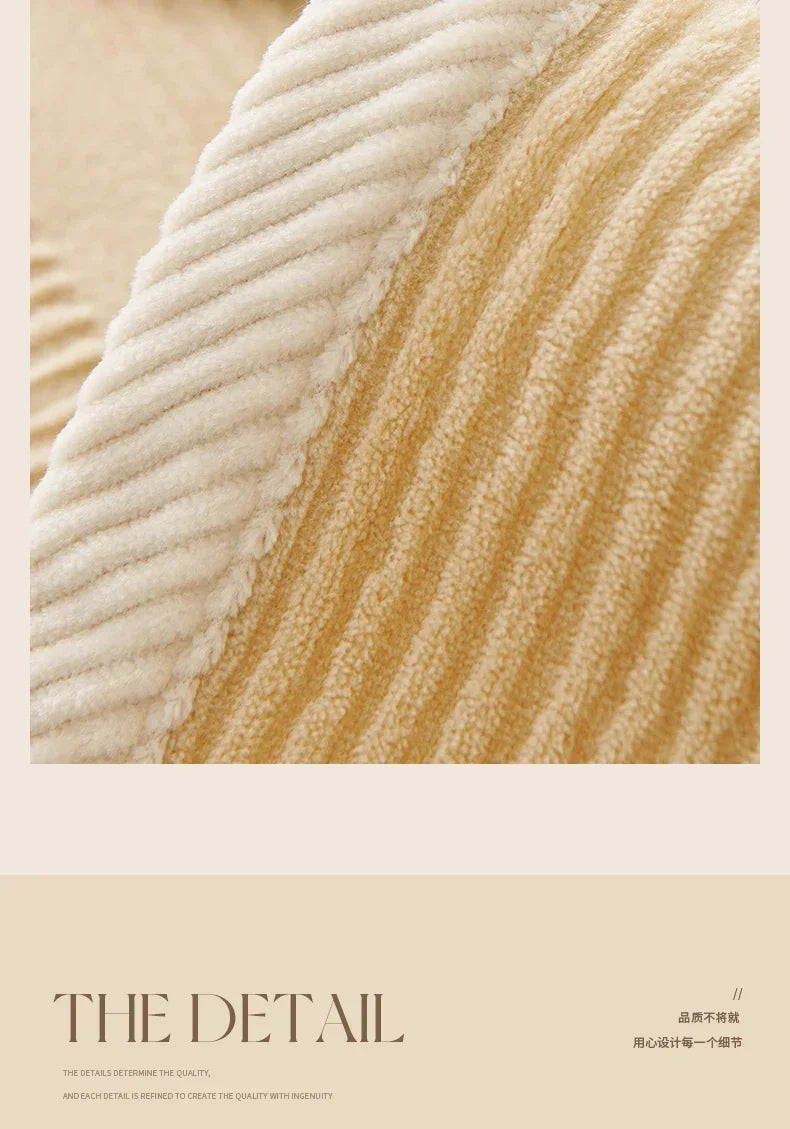 Nordic Solid Sofa Cover. Thick Anti Slip All Season Comfort