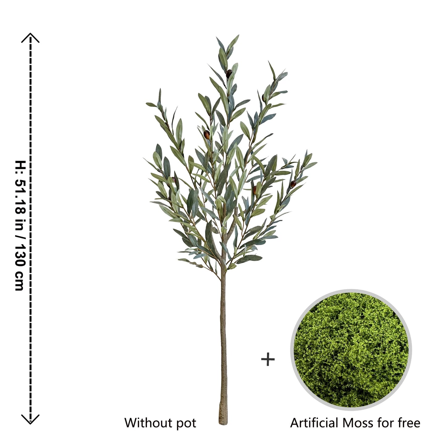 Realistic Artificial Olive Tree for Elegant Home Decor