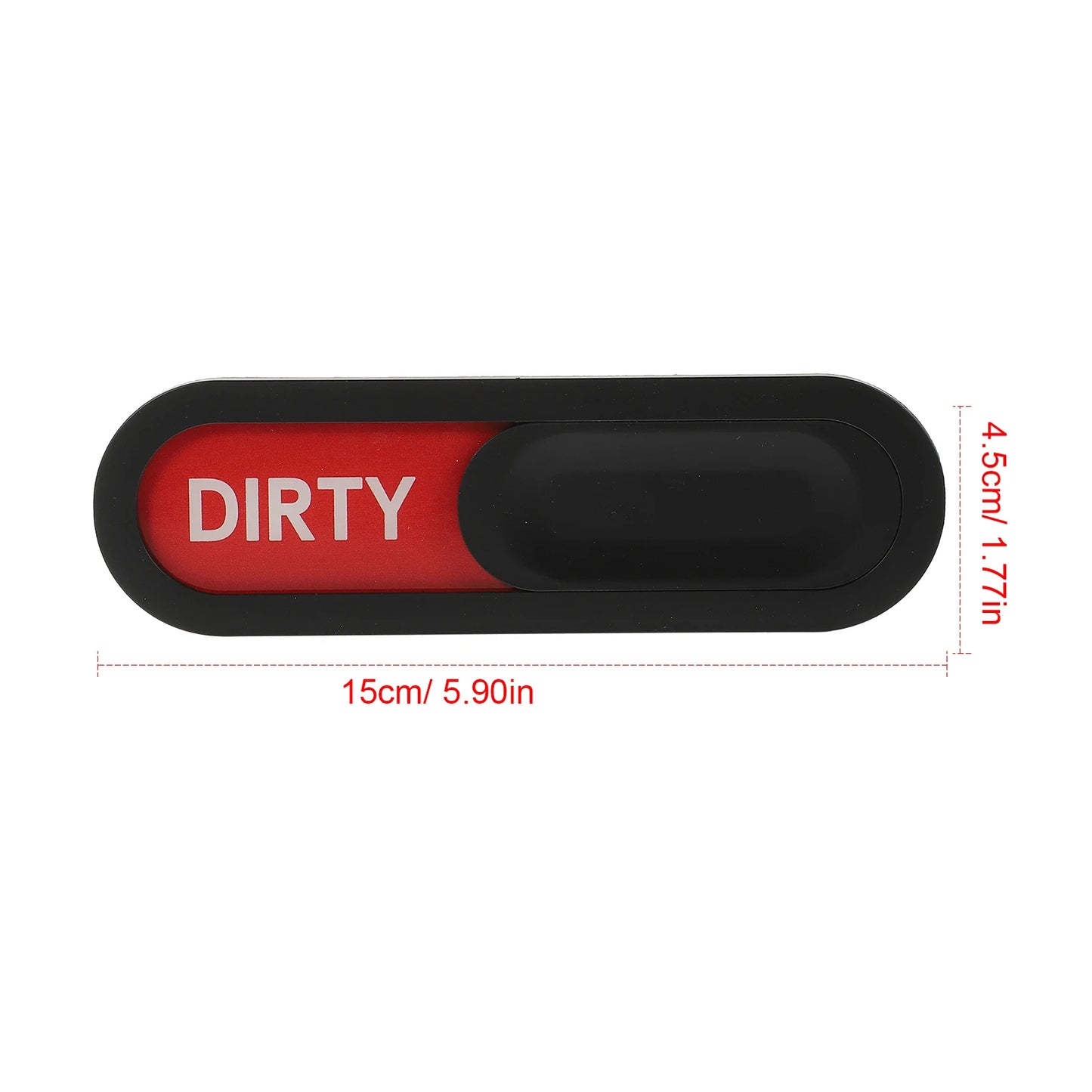 Magnetic Clean Dirty Dishwasher Sign. Non Scratch Sliding Indicator