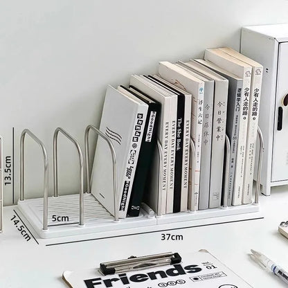 Modern Minimalist Desktop Bookshelf Organizer