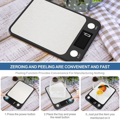 Smart Digital Kitchen Scale – Precision Weighing for Food, Coffee & Baking