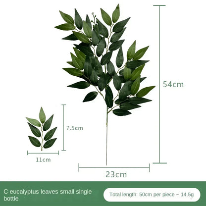 Realistic Artificial Eucalyptus Arrangement – Lush Greenery for Home Decor, Weddings & Floral Accents