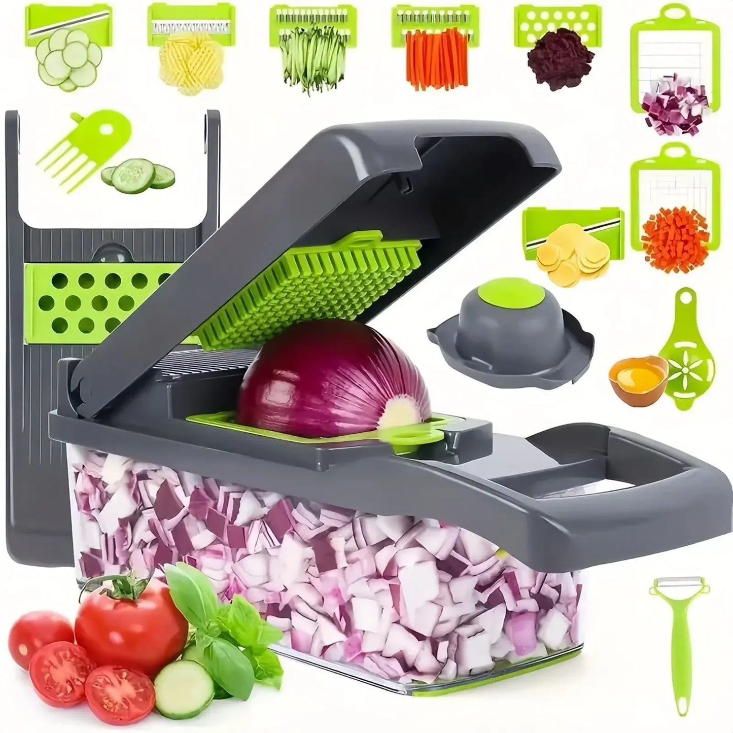 14 in 1 Multifunction Vegetable Chopper and Slicer