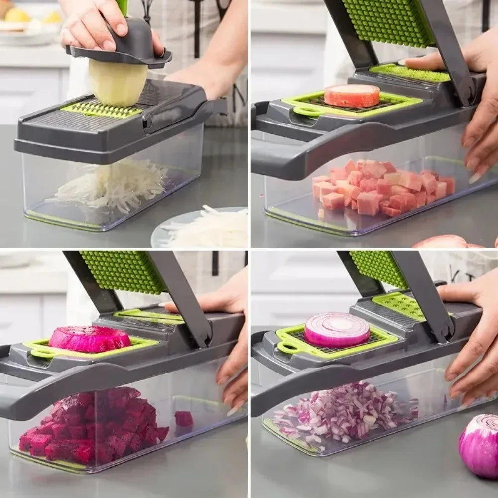 14 in 1 Multifunction Vegetable Chopper and Slicer