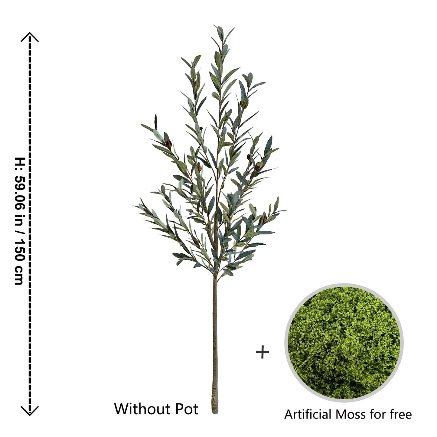 Realistic Artificial Olive Tree for Elegant Home Decor