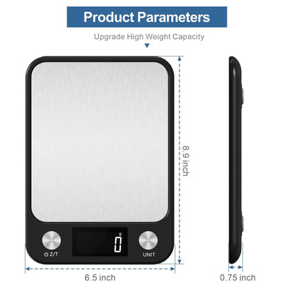 Smart Digital Kitchen Scale – Precision Weighing for Food, Coffee & Baking