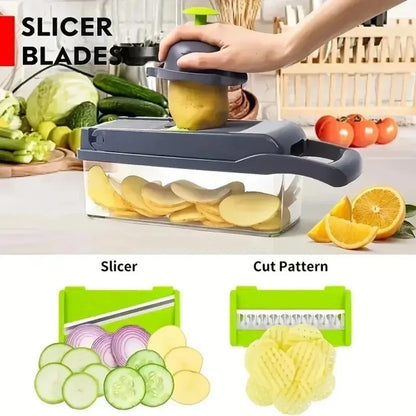 14 in 1 Multifunction Vegetable Chopper and Slicer