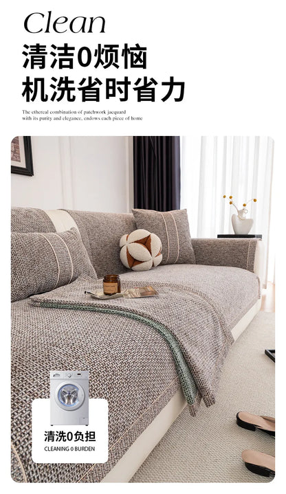 Pet-Friendly Chenille Sofa Protector