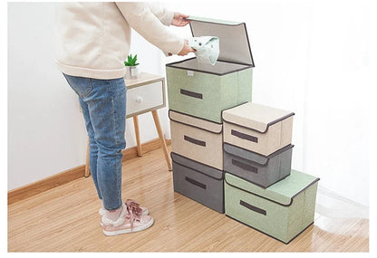 Foldable Fabric Wardrobe Storage Box