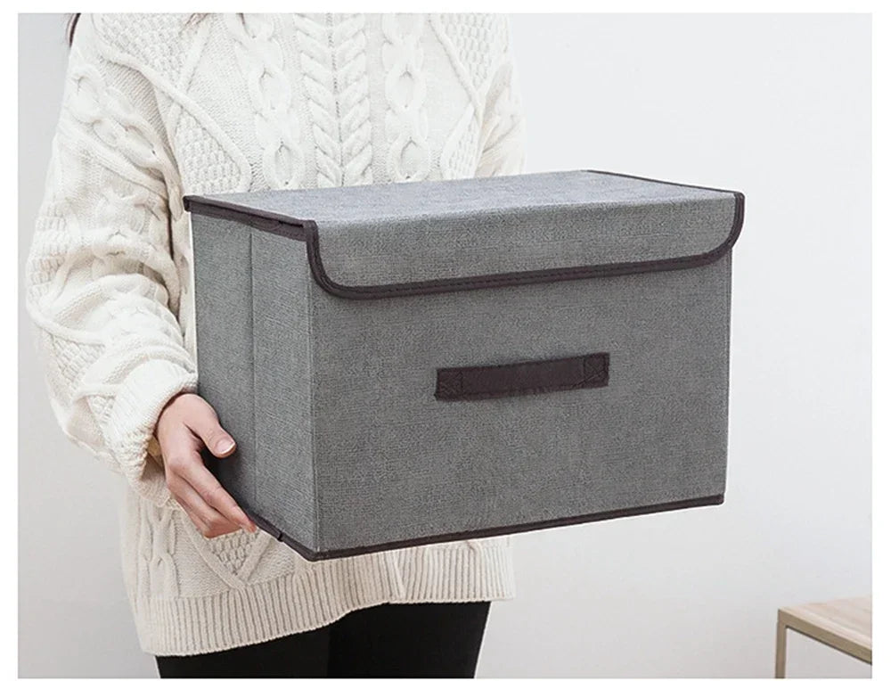 Foldable Fabric Wardrobe Storage Box