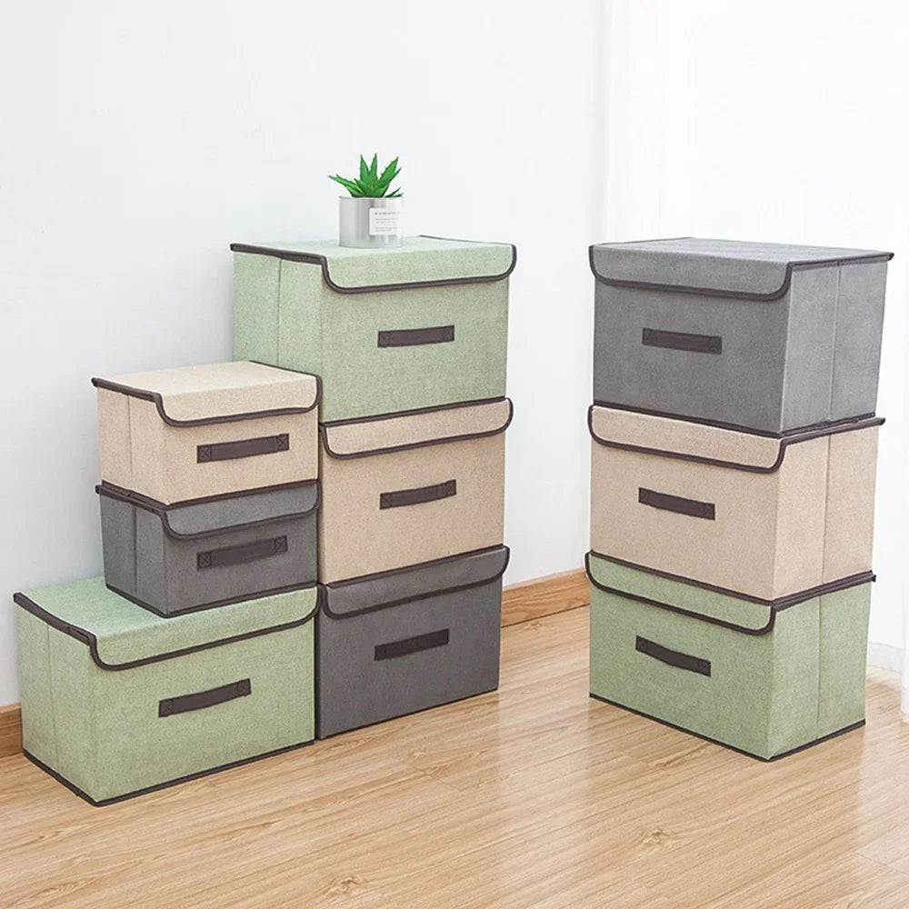Foldable Fabric Wardrobe Storage Box