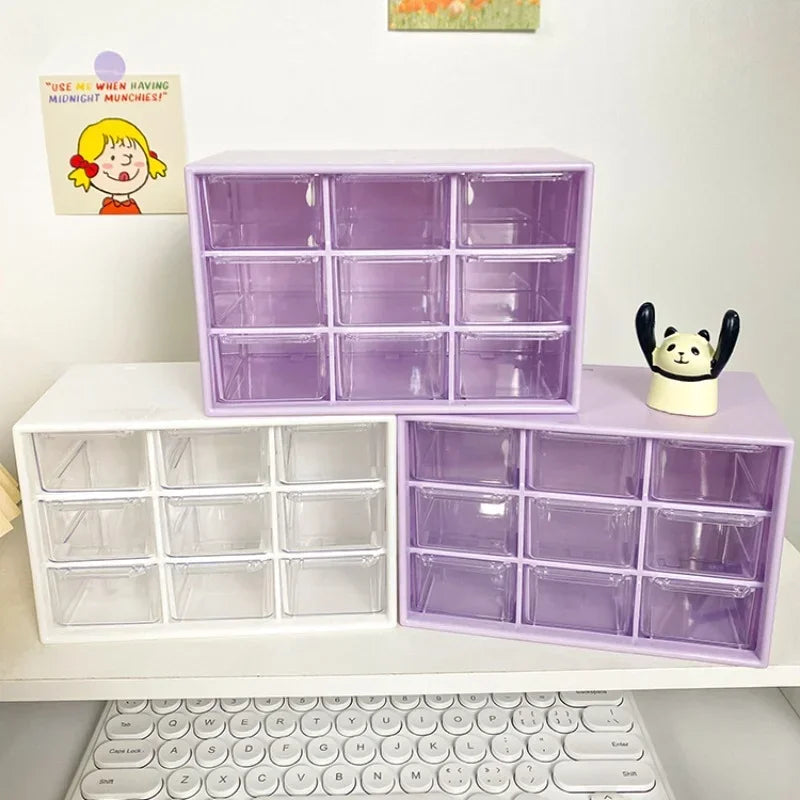 9-Drawer Mini Desktop Organizer