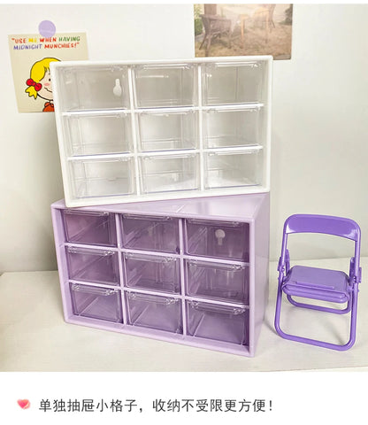 9-Drawer Mini Desktop Organizer