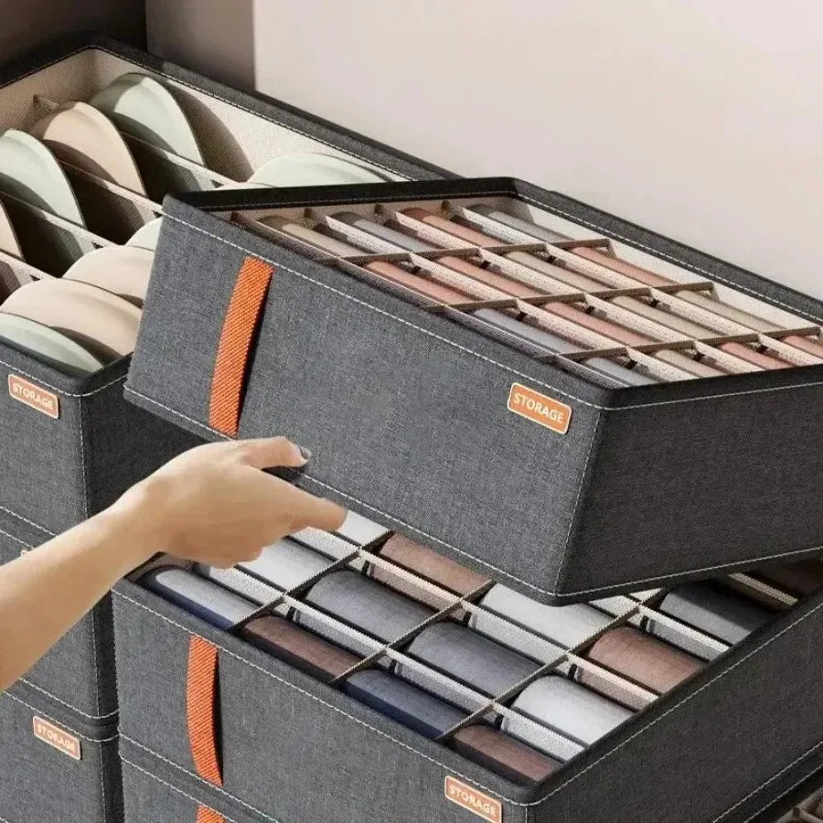Multi-Grid Wardrobe Clothes Organizer
