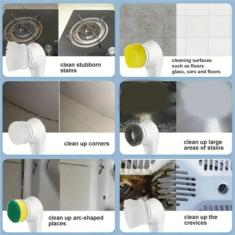 5-in-1 Electric Cleaning Brush