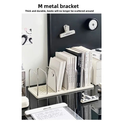 Modern Minimalist Desktop Bookshelf Organizer