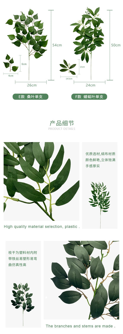 Realistic Artificial Eucalyptus Arrangement – Lush Greenery for Home Decor, Weddings & Floral Accents