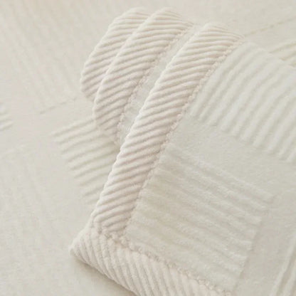 Nordic Solid Sofa Cover. Thick Anti Slip All Season Comfort