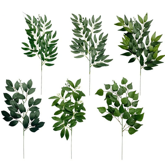 Realistic Artificial Eucalyptus Arrangement – Lush Greenery for Home Decor, Weddings & Floral Accents