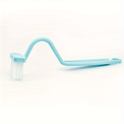 V Shaped Toilet Brush with Holder Flexible Bathroom Cleaning Tool